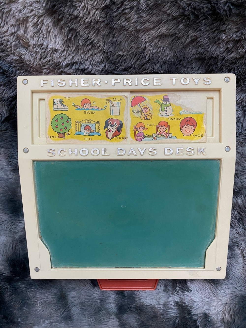 Vintage Fisher Price School Days Play Desk